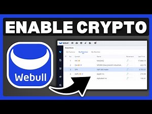 How To Enable Crypto On Webull - Full Guide