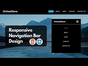 How to Create a Responsive Header in HTML & CSS | Web Design Basics
