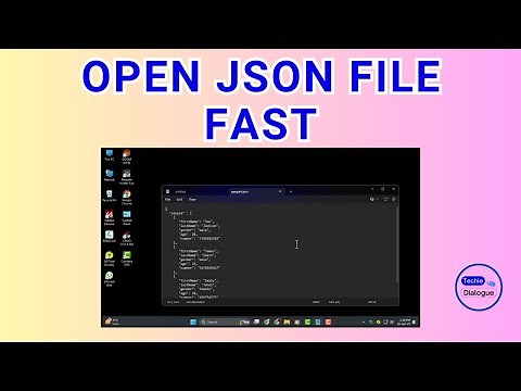 How To Open JSON File - Simple Steps
