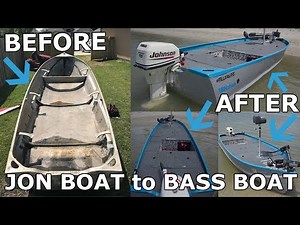 My Custom 14ft Jon Boat to Bass Boat Conversion! (INSANE TRANSFORMATION!)