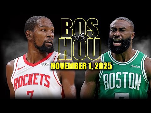 Houston Rockets vs Boston Celtics Full Game Highlights - November 1, 2025 | NBA Season