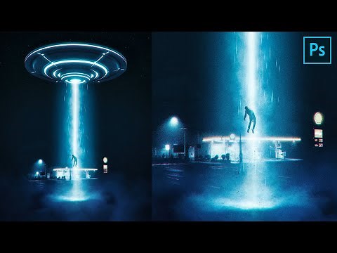 UFO Abduction! - Photo manipulation tutorial