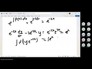Solving Linear First-Order Differential Equations | Initial Value Problems Explained
