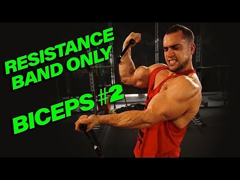 Intense 5 Minute Resistance Band Bicep Workout #2