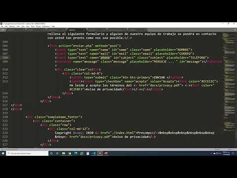 Enviar formulario HTML a correo electrónico