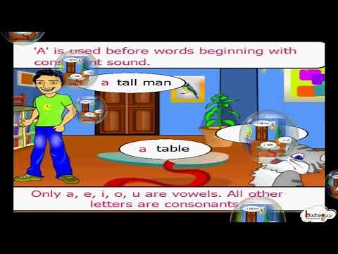 How to use Articles - 'a, an and the' correctly (Grammar for kids) -English