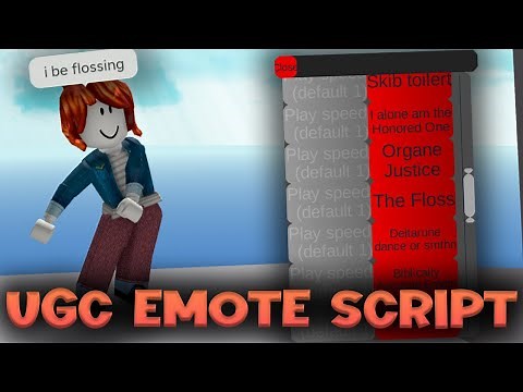 Free UGC Emote GUI Script - ROBLOX EXPLOITING