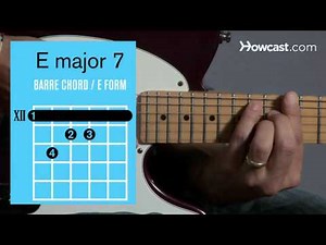 How to Play an E Major 7 Barre Chord | Guitar Lessons