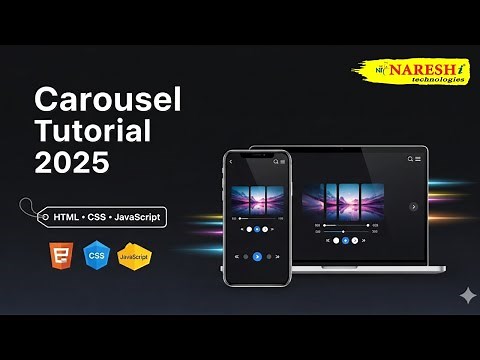 HTML CSS JavaScript Carousel Tutorial 2025 Build Slider