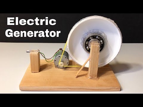 How to Make Electric Generator at Home - Easy to Build