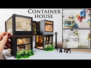 DIY Miniature - Modern Container House