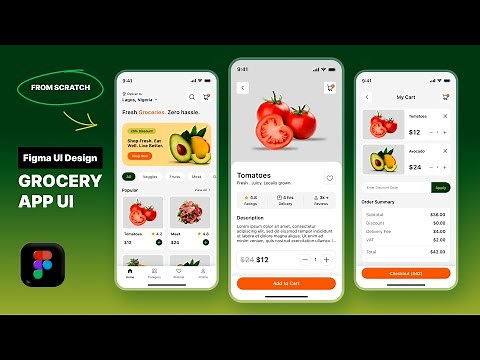 Ecommerce Mobile App Design Tutorial in Figma – For Beginners (UX/UI Guide)