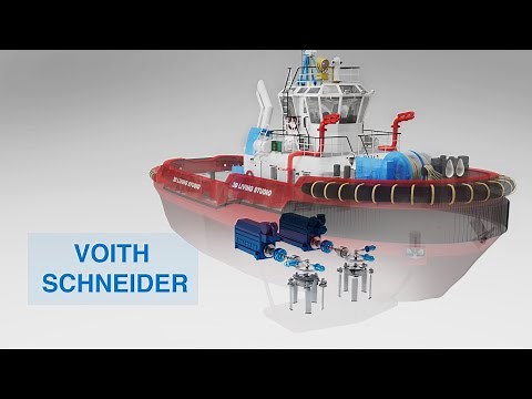 How A Tugboat Works - Voith Schneider