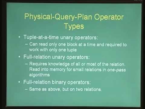 Lecture - 14 Query Processing and Optimization