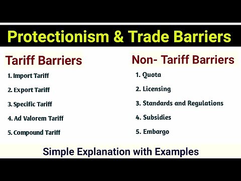 Tariff vs Non-Tariff Barriers: How Countries Control Trade | Protectionism Explained