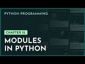 Modules in Python | Chapter 12 | Python Programming | nesoacademy.org
