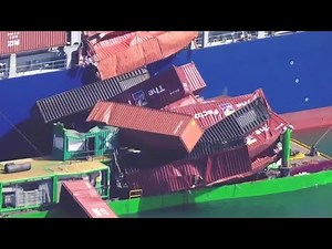 Over 60 shipping containers fall off cargo ship at Port of Long Beach | FOX 11 LA