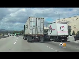 Caught On Video: Big Rig Driver Swerves Into SUV And Causes Crash In Apparent Road Rage Incident