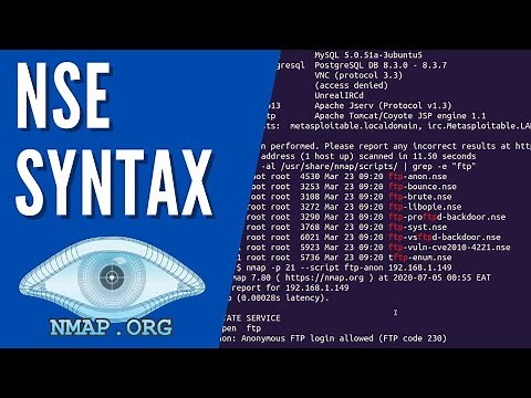 Nmap - NSE Syntax