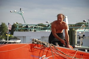 PHOTOS: Capsized Racing Boat Lands in Montauk