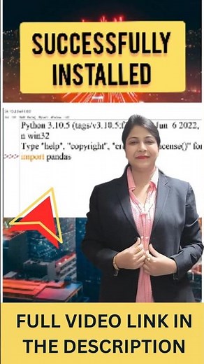 How to Install Pandas in Python (2024) | Step-by-Step for Beginners | Windows + pip install #shorts