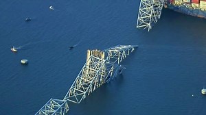 Baltimore bridge collapses after being struck by cargo ship