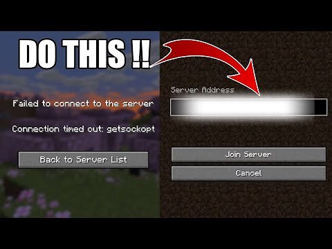 How To Fix Minecraft Error Connection timed out: getsockopt | Latest 2024