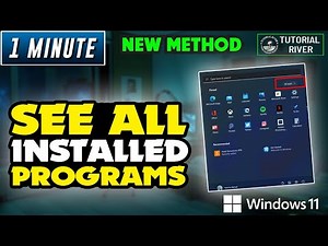 How To See All Installed Programs On Windows 11 [ Easy Steps ]