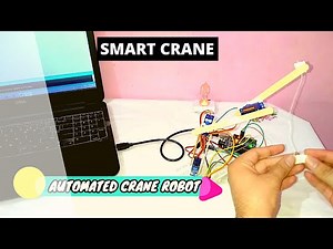 AUTOMATED CRANE ROBOT | ARDUINO SERVO ARM | SMART CRANE