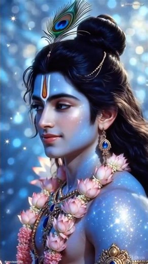 The Divine Smile of Krishna ✨ | 4K Cinematic Status #krishna #srikrishna #krishnastatus #shorts