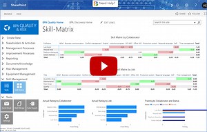 Building an Efficient Skill or Competency Matrix with Office 365/SharePoint