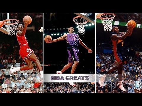 Top 10 NBA Slam Dunk Contest Dunks of ALL TIME - Michael Jordan, Vince Carter, Dwight Howard