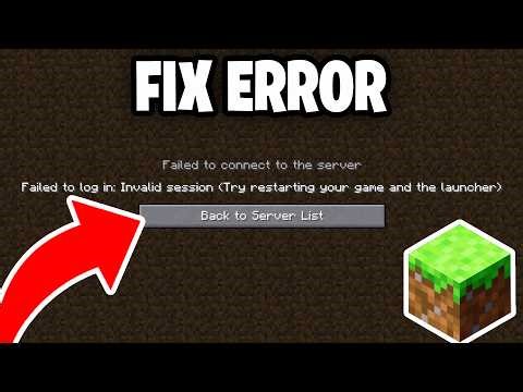 How To Fix Minecraft Failed To Login Invalid Session! - Tutorial