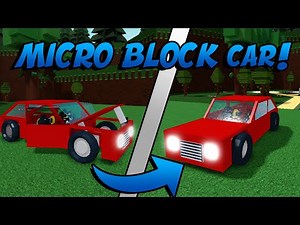 How to build a Micro-Block car in Build a Boat for Treasure!