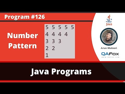 Java Program to print Number Pattern 55555 4444 333 22 1
