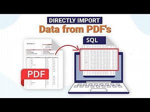How to Batch IMPORT Data from PDF's Directly into a SQL Database