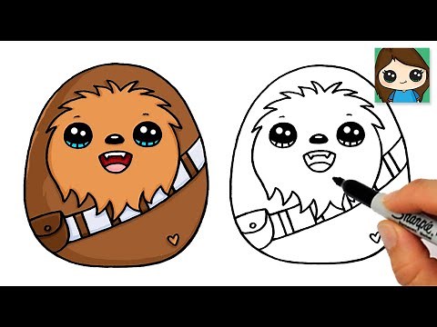 How to Draw Chewbacca Easy | Squishmallows