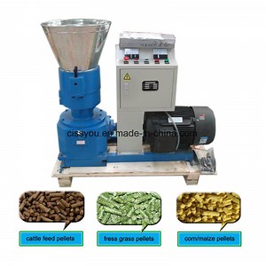 [Hot Item] China Small Animal Feed Flat Die Pellet Mill Making Machine