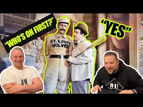 British Reactions to Abbott and Costello’s Who's on First (FIRST TIME REACTION)