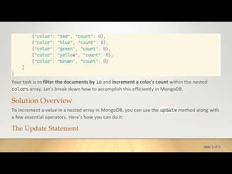 How to Increment a Value in a Nested Array in MongoDB Using ID Filtering
