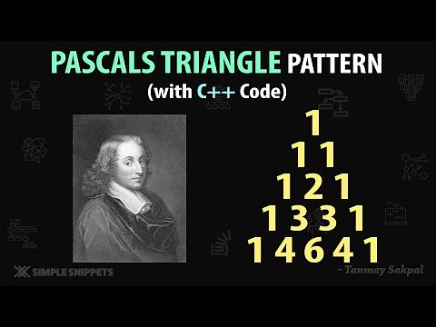 Pascals Triangle Pattern Printing (With C++ Code) | Pattern Printing Programs