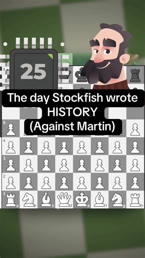 Stockfish Makes History in Chess Against Martin
