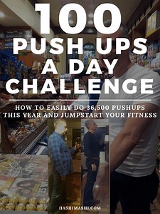 100 Pushup Challenge : How to Do 36,500 Push Ups