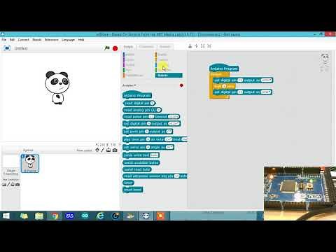 Led Blink program for arduino using mblock