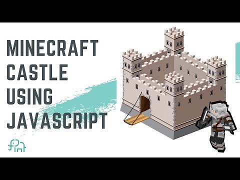 Make A Minecraft Castle Using Javascript | Beginner Minecraft Tutorial