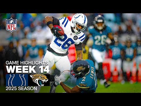 Indianapolis Colts vs Jacksonville Jaguars Game Highlights | 2025 NFL Season Week 14