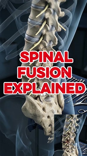 If spinal fusion is supposed to reduce pain, why do some patients say it changed their lives while others regret having it? This animation explains how spinal fusion works, what it’s designed to do, and why outcomes can vary from patient to patient. Have you had spinal fusion? What was your experience? #SpinalFusion #BackPain #Sciatica #SpineSurgery #chronicpain