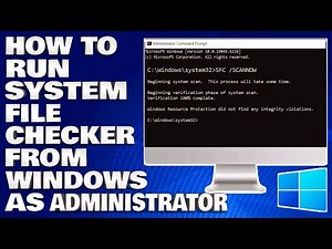 How To Run System File Checker (SFC) From Windows 10/11 as an Administrator