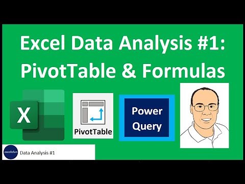 Excel Data Analysis Class 01: PivotTables, Power Query, Formulas and Charts