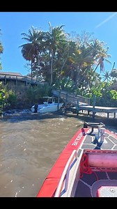 Boat lift fails during high winds, and extreme cold front! Boat is missing from the lift, and we were tasked with recovering the vessel from the rocky shoreline! After inspecting for damage safely removed the boat from it’s unfavorable spot, and put safety on a trailer temporarily. #towing #salvage #boat #captainretriever #honda | Captain Retriever